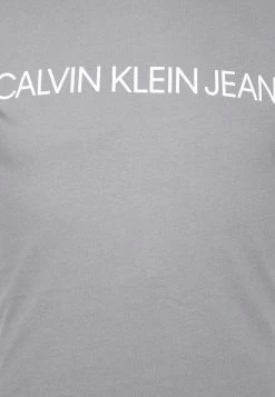 Calvin Klein Jeans TEE INSTITUTIONAL LOGO 2 PACK - T-shirt Imprimé - Fossil Grey/stratus Grey -Calvin Klein Elegant Magasin 0044afbe72ff4ec7bd3dd2b46658dc09