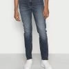 Calvin Klein Jeans SLIM TAPER - Jean Slim - Denim Dark