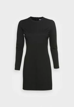 Calvin Klein Jeans MILANO SIDE LOGO TAPE DRESS - Robe En Jersey - Black -Calvin Klein Elegant Magasin 008837782af54f5ba2cab3169328184c