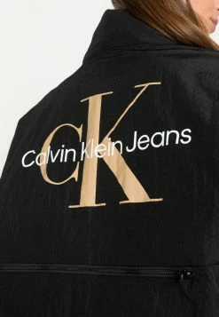 Calvin Klein Jeans PACKABLE CRINKLE WINDBREAKER - Veste Légère - Black -Calvin Klein Elegant Magasin 0121d4a308a64f8c9e2afe692365ca69