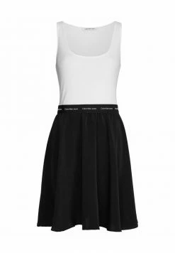 Calvin Klein Jeans CONTRAST TAPE ELASTIC - Robe De Jour - Weiss 9 Calvin Klein Jeans CONTRAST TAPE ELASTIC - Robe De Jour - Weiss -Calvin Klein Elegant Magasin 0180f3c2a54c4593a3460a4c4c3a5415