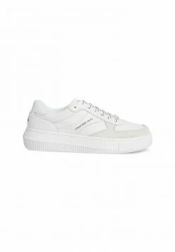 Calvin Klein Jeans Baskets Basses - Bright White -Calvin Klein Elegant Magasin 023c2e21e781429bbc061cba4b50c783