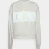 Calvin Klein Jeans BLOCKING - Sweatshirt - Eggshell