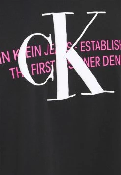 Calvin Klein Jeans URBAN LOGO TEE - T-shirt Imprimé - Black -Calvin Klein Elegant Magasin 02944617518f46829ec33676b97a3747