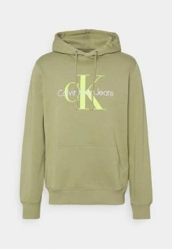 Calvin Klein Jeans SEASONAL MONOLOGO REGULAR HOODIE - Sweat à Capuche - Faded Olive