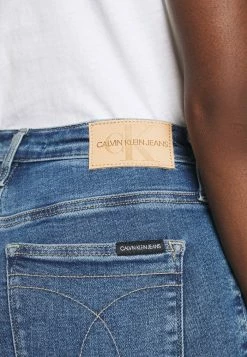 Calvin Klein Jeans HIGH RISE SKINNY - Jeans Skinny - Blue -Calvin Klein Elegant Magasin 04000fe342564fc9b852e2247e4d8d6b