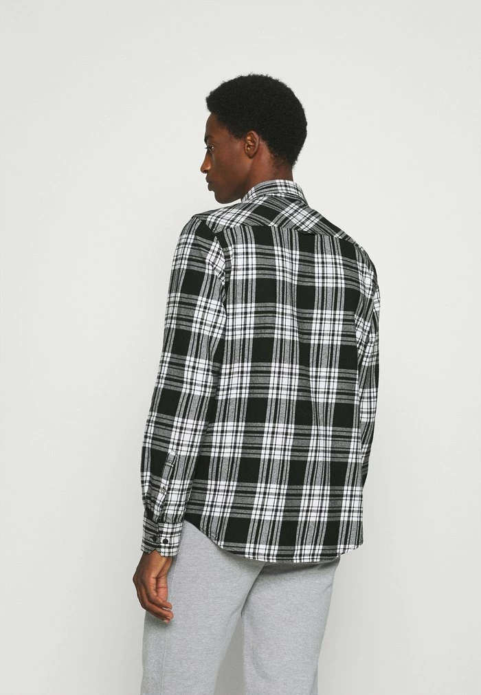 Calvin Klein Jeans CHECK REGULAR - Chemise - Black/bright White 3 Calvin Klein Jeans CHECK REGULAR - Chemise - Black/bright White – Image 3