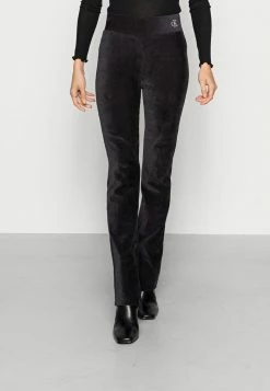 Calvin Klein Jeans VELVET SKINNY PANTS - Pantalon Classique - Black