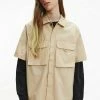 Calvin Klein Jeans SHORT SLEEVE UTILITY - Chemise - Tawny Sand
