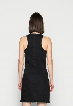Calvin Klein Jeans SEAMED BODYCON DRESS - Robe En Jean - Black -Calvin Klein Elegant Magasin 050565ecae1d4699832b89e915116425