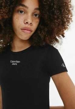 Calvin Klein Jeans Robe De Jour - Ck Black -Calvin Klein Elegant Magasin 050de69daa144d07b855978a3daf6cb4