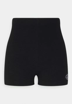 Calvin Klein Jeans HIGH RISE SLUB - Short - Black
