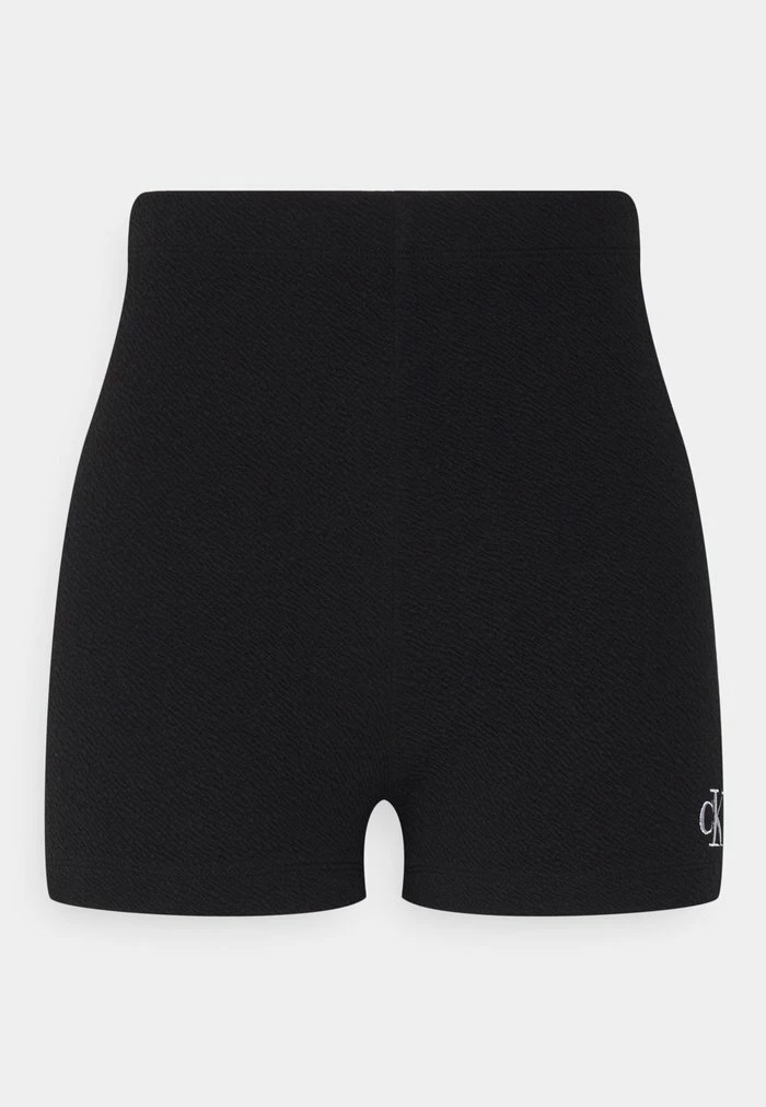 Calvin Klein Jeans HIGH RISE SLUB - Short - Black 1 Calvin Klein Jeans HIGH RISE SLUB - Short - Black