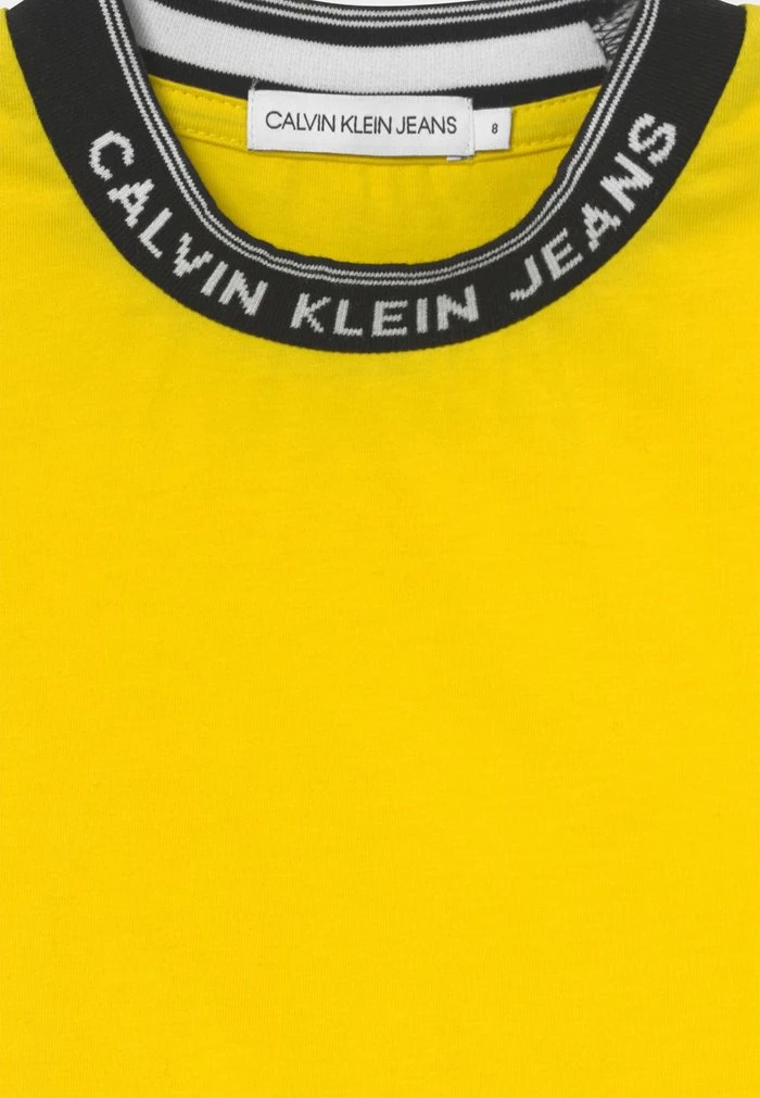 Calvin Klein Jeans INTARSIA - T-shirt Imprimé - Bright Sunshine 3 Calvin Klein Jeans INTARSIA - T-shirt Imprimé - Bright Sunshine – Image 3