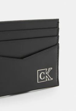 Calvin Klein Jeans PLAQUE ID CARDHOLDER - Étui Pour Cartes De Visite - Black -Calvin Klein Elegant Magasin 0623ba5c11b94fc2aa55f34d6ab1e7ab
