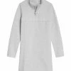 Calvin Klein Jeans SHADOW MOCK NECK PUNTO - Robe En Jersey - Light Grey Heather