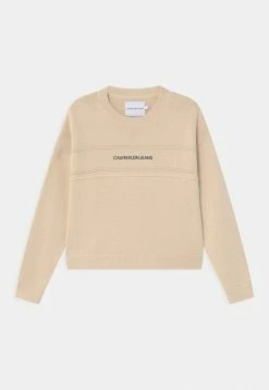 Calvin Klein Jeans MICRO LOGO - Pullover - Muslin