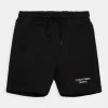 Calvin Klein Jeans STACKED LOGO RELAXED - Short - Ck Black