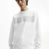 Calvin Klein Jeans Sweatshirt - Bright White