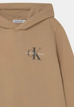 Calvin Klein Jeans SMALL MONOGRAM HOODIE UNISEX - Sweatshirt - Tawny Sand -Calvin Klein Elegant Magasin 06f2935abfcf49a39fcf684e74002cc4