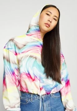 Calvin Klein Jeans PRIDE CROPPED HOODIE - Sweatshirt - Multi-colored -Calvin Klein Elegant Magasin 072a39aecbc744caa29ce54afee84927