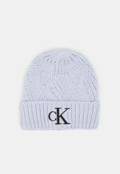 Calvin Klein Jeans FANTASY STITCH BEANIE UNISEX - Bonnet - Blue
