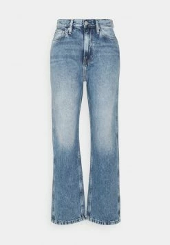 Calvin Klein Jeans HIGH RISE STRAIGHT ANKLE - Jean Bootcut - Denim Light