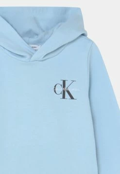 Calvin Klein Jeans SMALL MONOGRAM HOODIE UNISEX - Sweatshirt - Keepsake Blue -Calvin Klein Elegant Magasin 083321dd17fb4466bf8b649c60359067