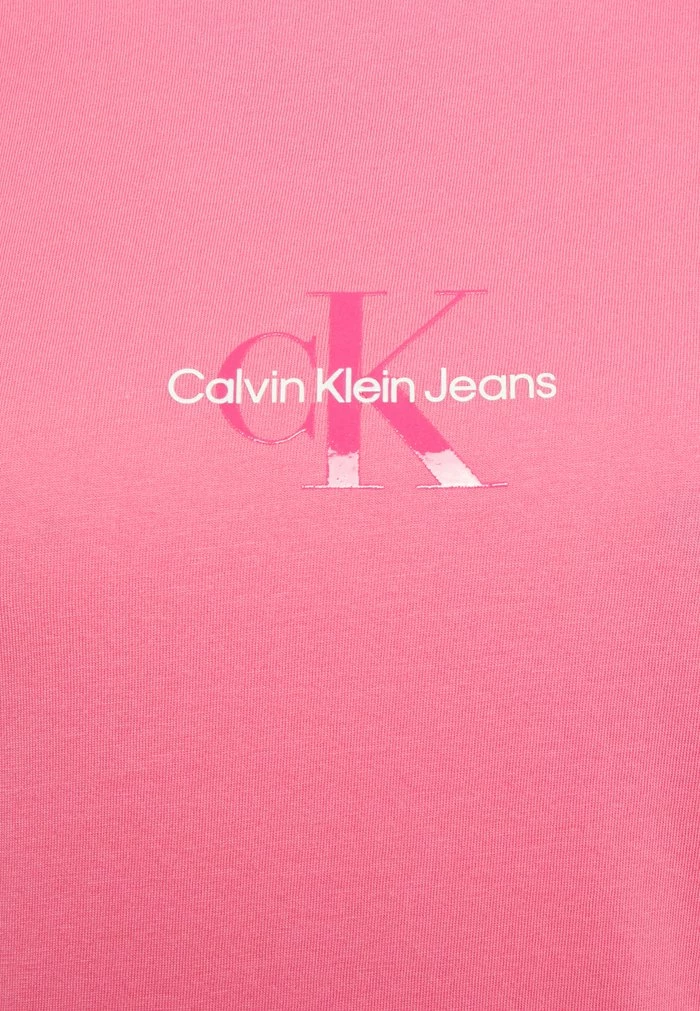 Calvin Klein Jeans MONOGRAM SLIM TEE - T-shirt Imprimé - Lipstick Pink 5 Calvin Klein Jeans MONOGRAM SLIM TEE - T-shirt Imprimé - Lipstick Pink – Image 5