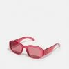 Calvin Klein Jeans UNISEX - Lunettes De Soleil - Transparent Red