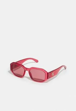 Calvin Klein Jeans UNISEX - Lunettes De Soleil - Transparent Red