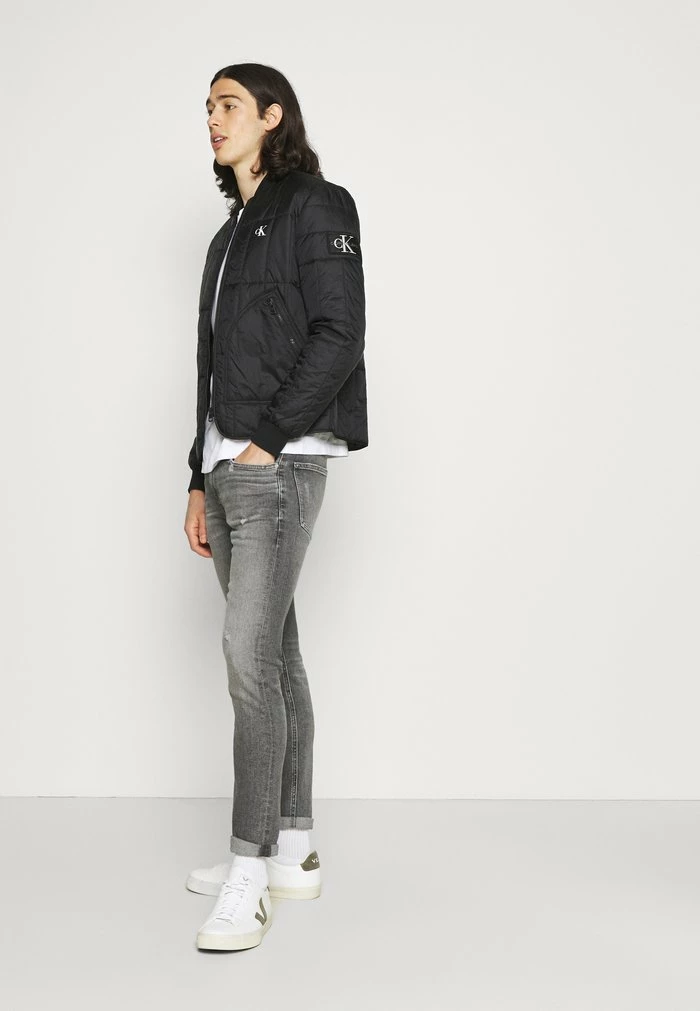 Calvin Klein Jeans SKINNY - Jean Slim - Grey 4 Calvin Klein Jeans SKINNY - Jean Slim - Grey – Image 4