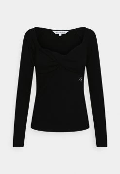 Calvin Klein Jeans LONG SLEEVES - T-shirt à Manches Longues - Black