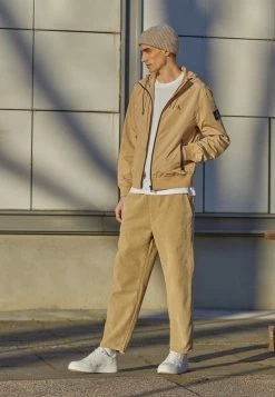 Calvin Klein Jeans UNPADDED HOODED HARRINGTON - Veste Légère - Tawny Sand