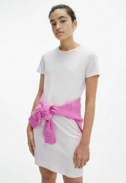 Calvin Klein Elegant Magasin 46 Calvin Klein Jeans INST LOGO - Robe En Jersey - Sweetest Pink