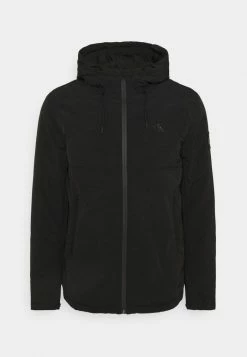 Calvin Klein Elegant Magasin 5 Calvin Klein Jeans HOODED NEW HARRINGTON JACKET - Veste Mi-saison - Black