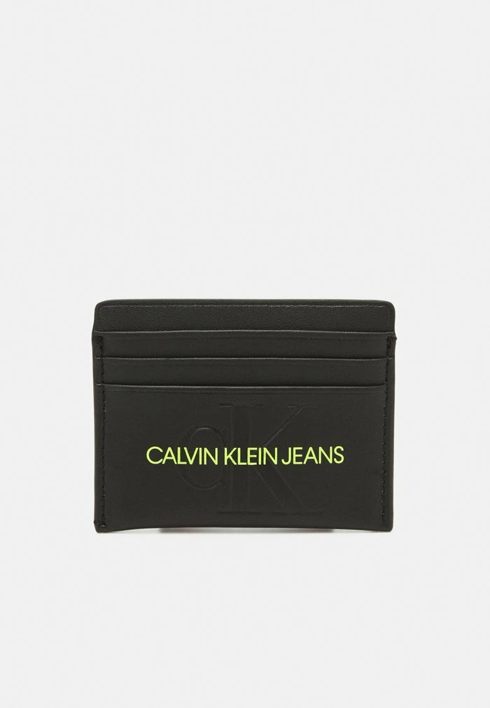 Calvin Klein Jeans SCULPTED MONO CARDCASE - Portefeuille - Black 1 Calvin Klein Jeans SCULPTED MONO CARDCASE - Portefeuille - Black