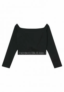 Calvin Klein Jeans MILANO - T-shirt à Manches Longues - Ck Black -Calvin Klein Elegant Magasin 0d6d56ce41c14a8bacaceaa864082635