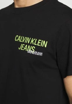 Calvin Klein Jeans URBAN BACK GRAPHIC - T-shirt Imprimé - Black -Calvin Klein Elegant Magasin 0e0682a6664c428cadb6f6f4565033a2