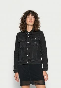 Calvin Klein Jeans REGULAR DENIM JACKET - Veste En Jean - Denim Black
