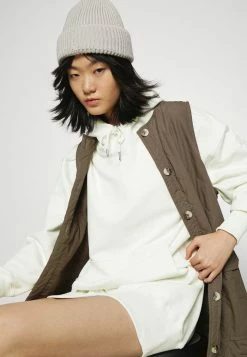 Calvin Klein Jeans TWO TONE MONOGRAM HOODIE DRESS - Robe De Jour - Tofu