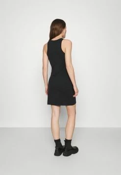 Calvin Klein Jeans LOGO RACER BACK DRESS - Robe En Jersey - Black -Calvin Klein Elegant Magasin 1030d190e7e640e698f652fd6e6de243