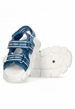 Calvin Klein Jeans CON LOGO E STRAPPI - Sandales De Randonnée - Blu -Calvin Klein Elegant Magasin 109cb1e8613440e1a5905642fb4033e2