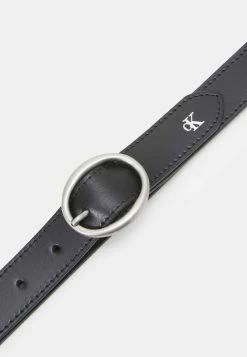 Calvin Klein Jeans CLASSIC ROUND BUCKLE BELT - Ceinture - Black -Calvin Klein Elegant Magasin 110796ec899e41cead960da167318a21