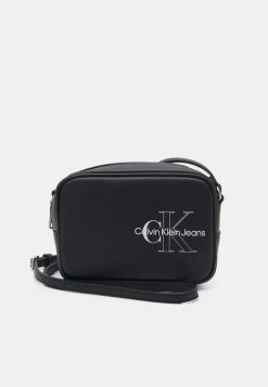 Calvin Klein Jeans SCULPTED CAMERA BAG TWO TONE - Sac Bandoulière - Black