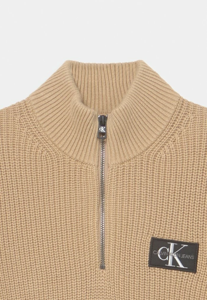 Calvin Klein Jeans ZIP UP BADGE - Pullover - Summer Stone 3 Calvin Klein Jeans ZIP UP BADGE - Pullover - Summer Stone – Image 3
