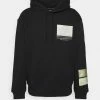 Calvin Klein Jeans ABSTRACT HOODIE UNISEX - Sweat à Capuche - Black