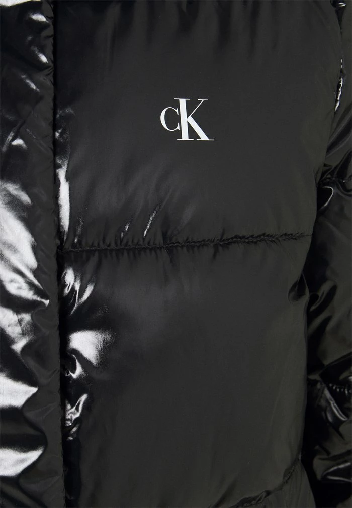 Calvin Klein Jeans HIGH SHINE PUFFER - Veste D'hiver - Black 3 Calvin Klein Jeans HIGH SHINE PUFFER - Veste D'hiver - Black – Image 3