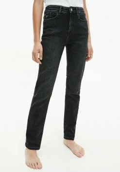 Calvin Klein Jeans Jean Droit - Dark Grey Recording Stretch