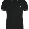 Calvin Klein Jeans TIPPING SLIM - Polo - Black